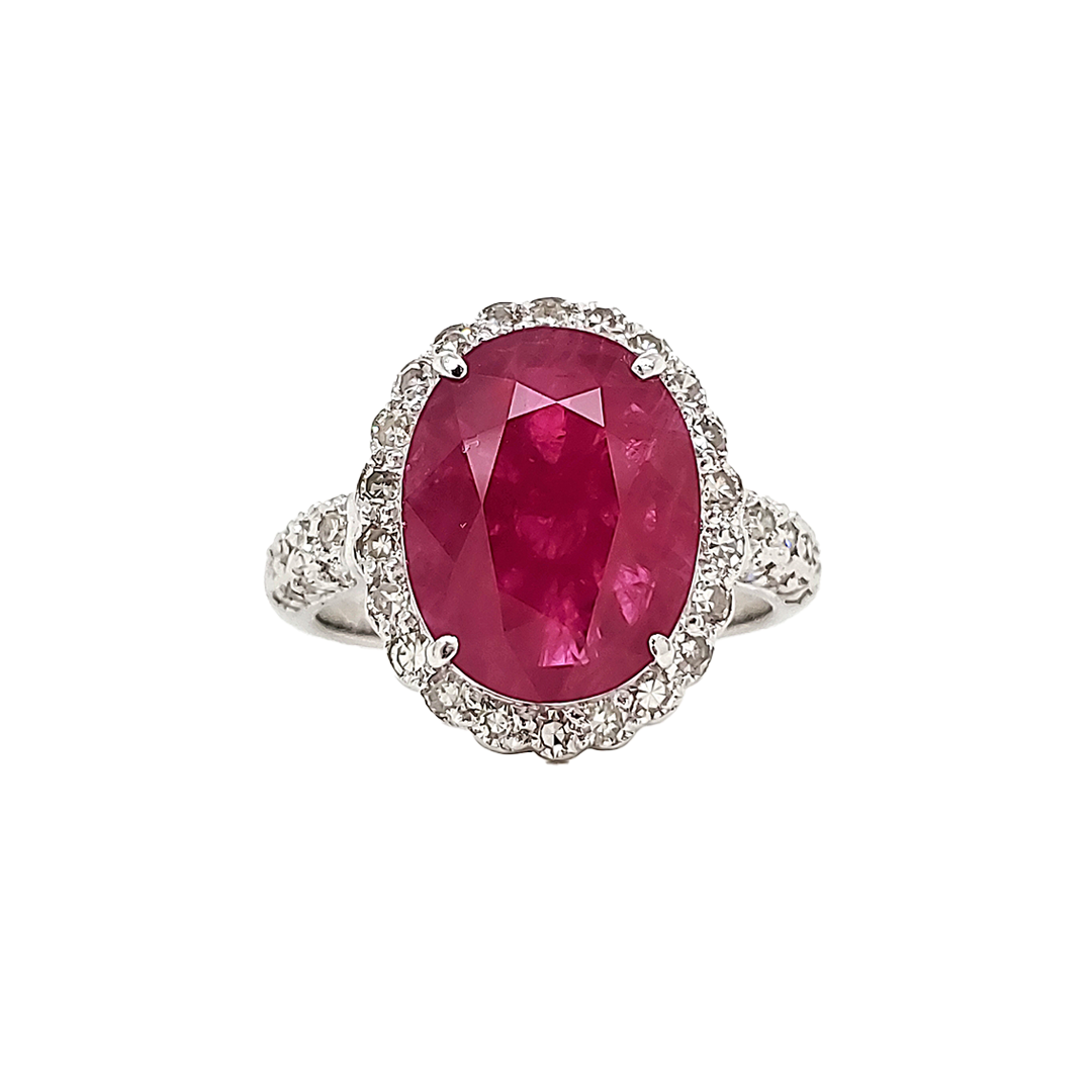 Ruby Oval Ring - EJ 488