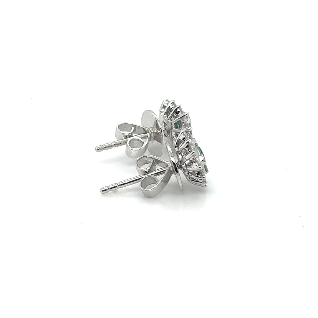 Emerald Stud Earrings - BV 8