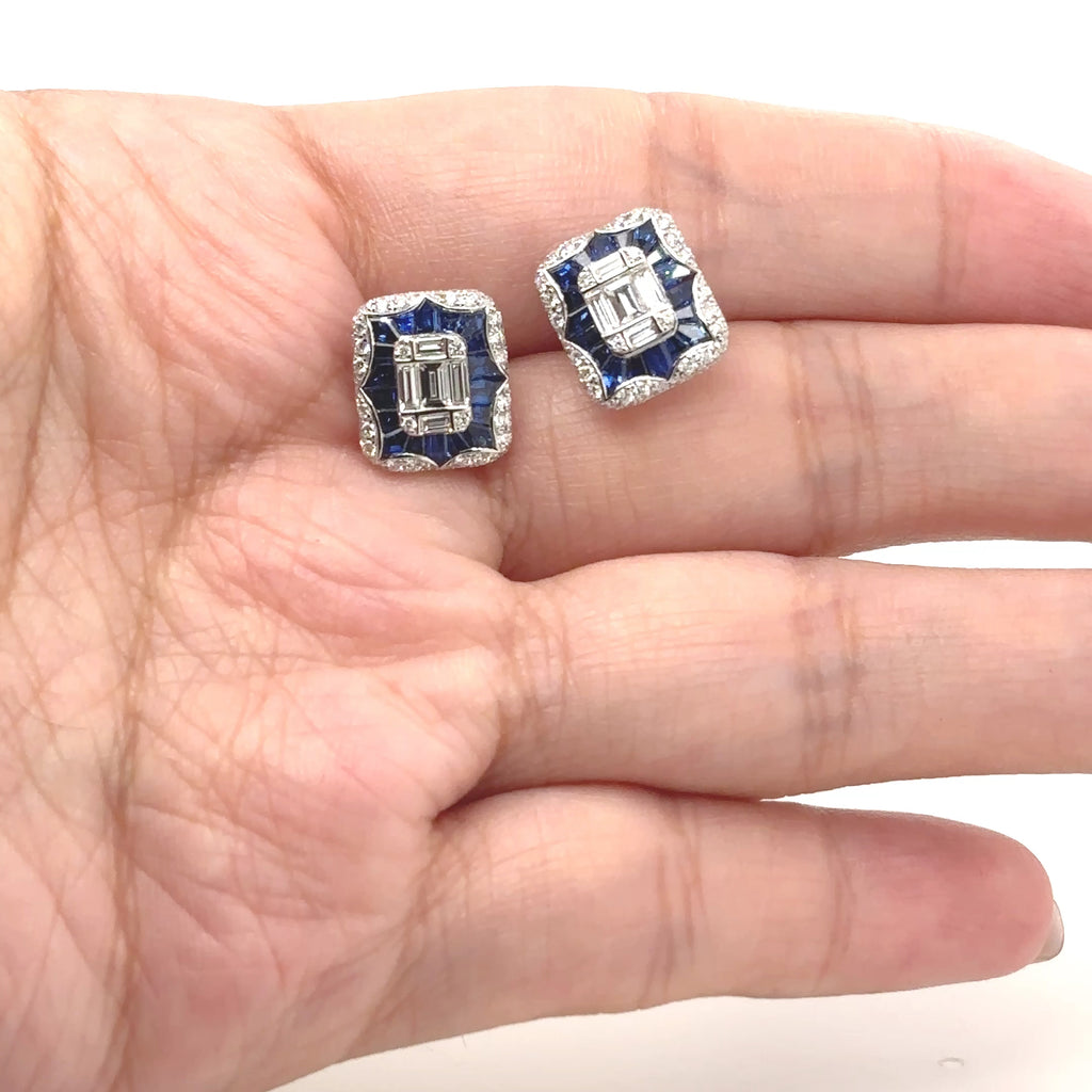 Sapphire Royal Earrings - BV 9