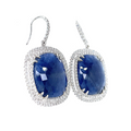 Sapphire Diamond Earrings - EJ 930